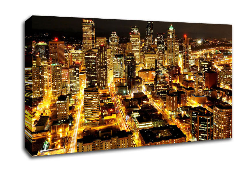 Citylights Canvas Wall Art