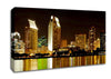 Hong Kong Golden Lights Canvas Wall Art