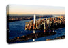 Hong Kong Harbour At First Light Canvas Wall Art