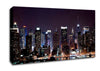 Hong Kong Night Glow Canvas Wall Art