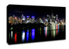 Hong Kong Rainbow Light Reflections Canvas Wall Art
