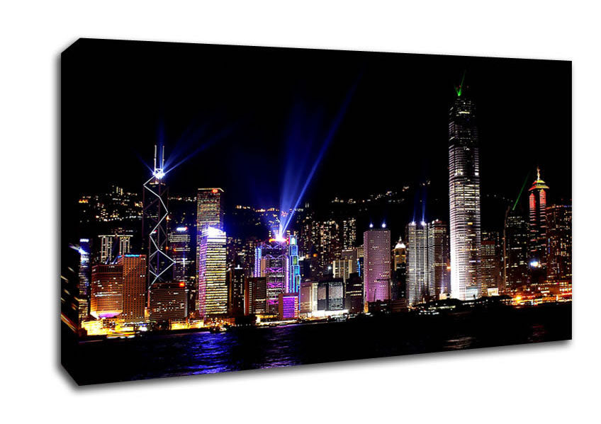 Hong Kong Skyline Canvas Wall Art
