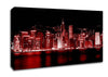 Hong Kong Waters Red Canvas Wall Art