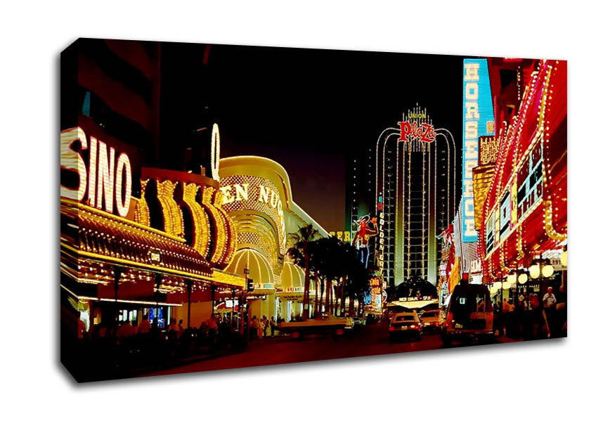 Las Vegas Strip Casino Heaven Canvas Wall Art