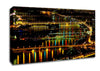 Lights At Danube Vienna Canvas Wall Art