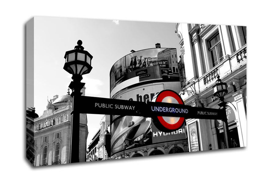 London Piccadilly Circus Canvas Wall Art