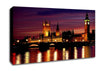 London At Night Canvas Wall Art