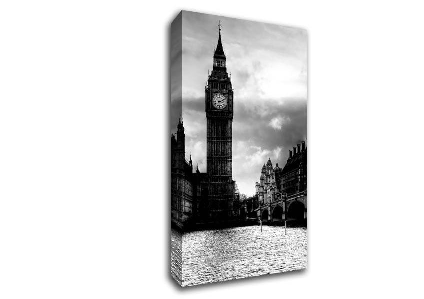 London Big Ben B n W Canvas Wall Art