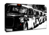 London Black Cabs Canvas Wall Art