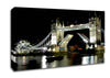 London Bridge Night Canvas Wall Art