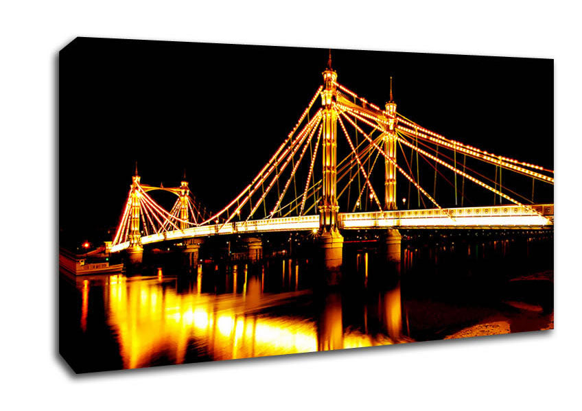 London Bridge Reflections Canvas Wall Art