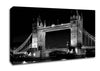 London Bridge Retro B n W Canvas Wall Art