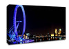 London Eye Blue Uk Canvas Wall Art