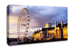 London Eye Morning Light Canvas Wall Art