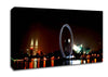 London Eye Over The Thames Canvas Wall Art