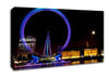 London Eye Speed Nights Canvas Wall Art
