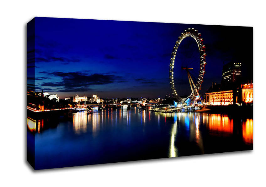 London Eye Canvas Wall Art