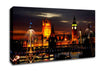 London Houses Of Parliament Lights Canvas Wall Art