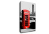 London Red Telephone Box B n W Canvas Wall Art