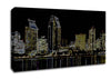 London Thames Canvas Wall Art