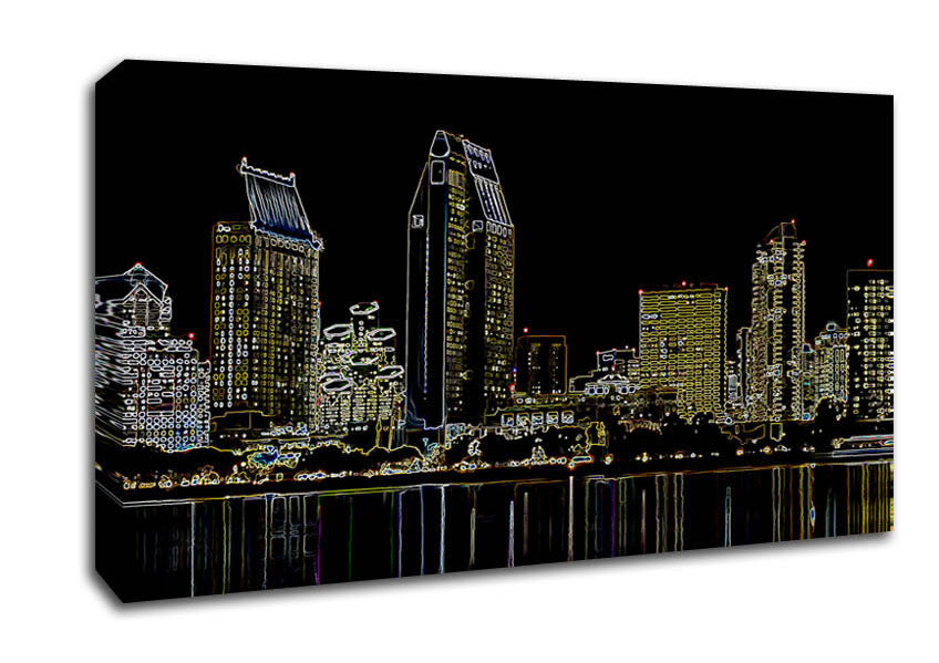 London Thames Canvas Wall Art