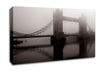 London Tower Bridge Mist Canvas Wall Art