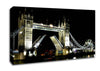 London Tower Bridge Night Opening Canvas Wall Art