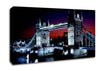 London Tower Bridge Night Vision Canvas Wall Art