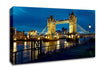 London Tower Bridge Nightlight Canvas Wall Art