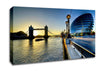London Tower Bridge Sunset Canvas Wall Art