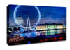 London-Eye Dusk Canvas Wall Art