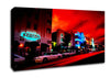 Los Angeles Red Glow Canvas Wall Art