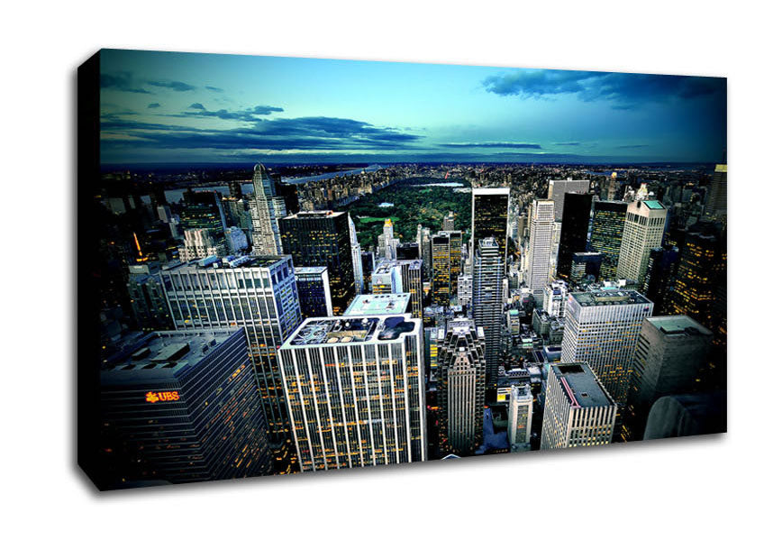 Manhattan New York Usa Canvas Wall Art