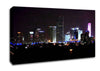 Miami City Lights Canvas Wall Art