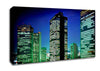 Neon City Canvas Wall Art