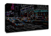 New York Psychedelic Canvas Wall Art