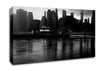 Hudson River New York B n W Canvas Wall Art