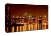 New York Bridge Glow Canvas Wall Art