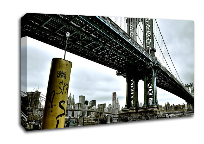 New York Bridge Canvas Wall Art