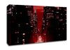 New York City 5Th Avenue Rush Hour Red Canvas Wall Art