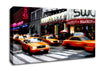 New York City 5Th Avenue Yellow Cabs Canvas Wall Art
