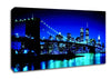 New York City Blue Nights Canvas Wall Art