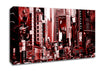 New York City Broadway Red Canvas Wall Art