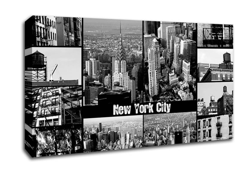 New York City Collage Canvas Wall Art