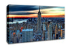 New York City On Top Of The World Canvas Wall Art