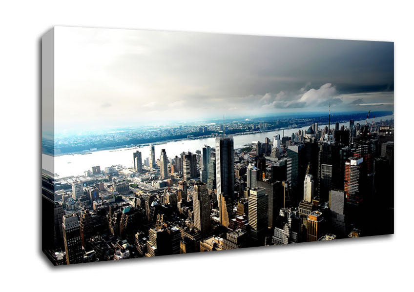 New York City Hudson River Canvas Wall Art
