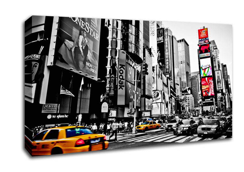 New York City Manhattan Cabs Canvas Wall Art