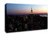 New York City Morning Glow Canvas Wall Art