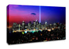 New York City Night Beam Canvas Wall Art