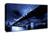 New York City Night Blues Canvas Wall Art